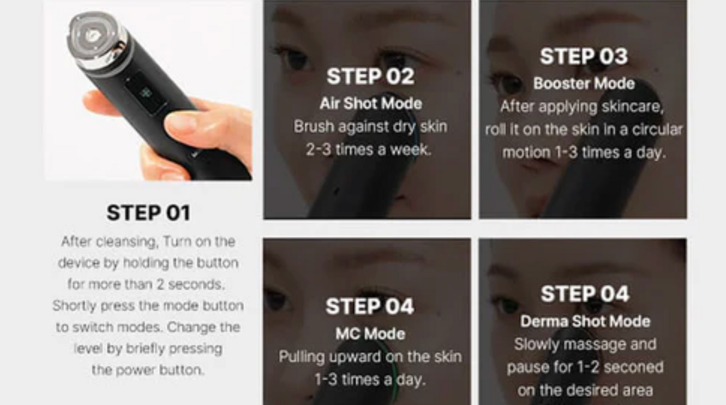 Medicube AGE-R Booster Pro #Lemon – Appareil Beauté 6-en-1 • Lifting, Éclat & Glass Skin (Expédition Express)